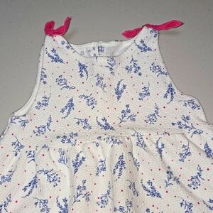 Zara blue floral toddler girls size 2-3 dress